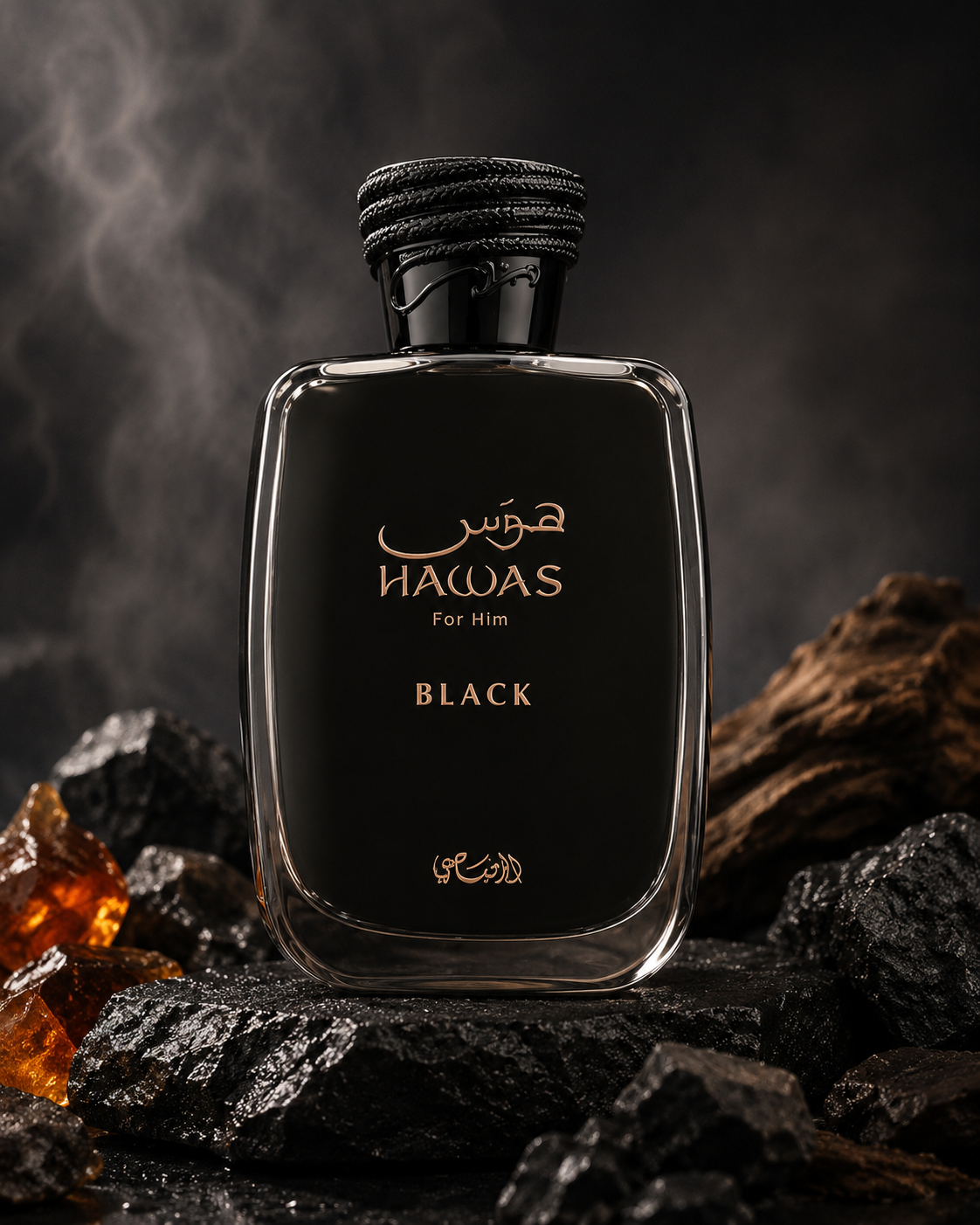 Rasasi Hawas Black for Him Eau de Parfum 100ml - Image 3