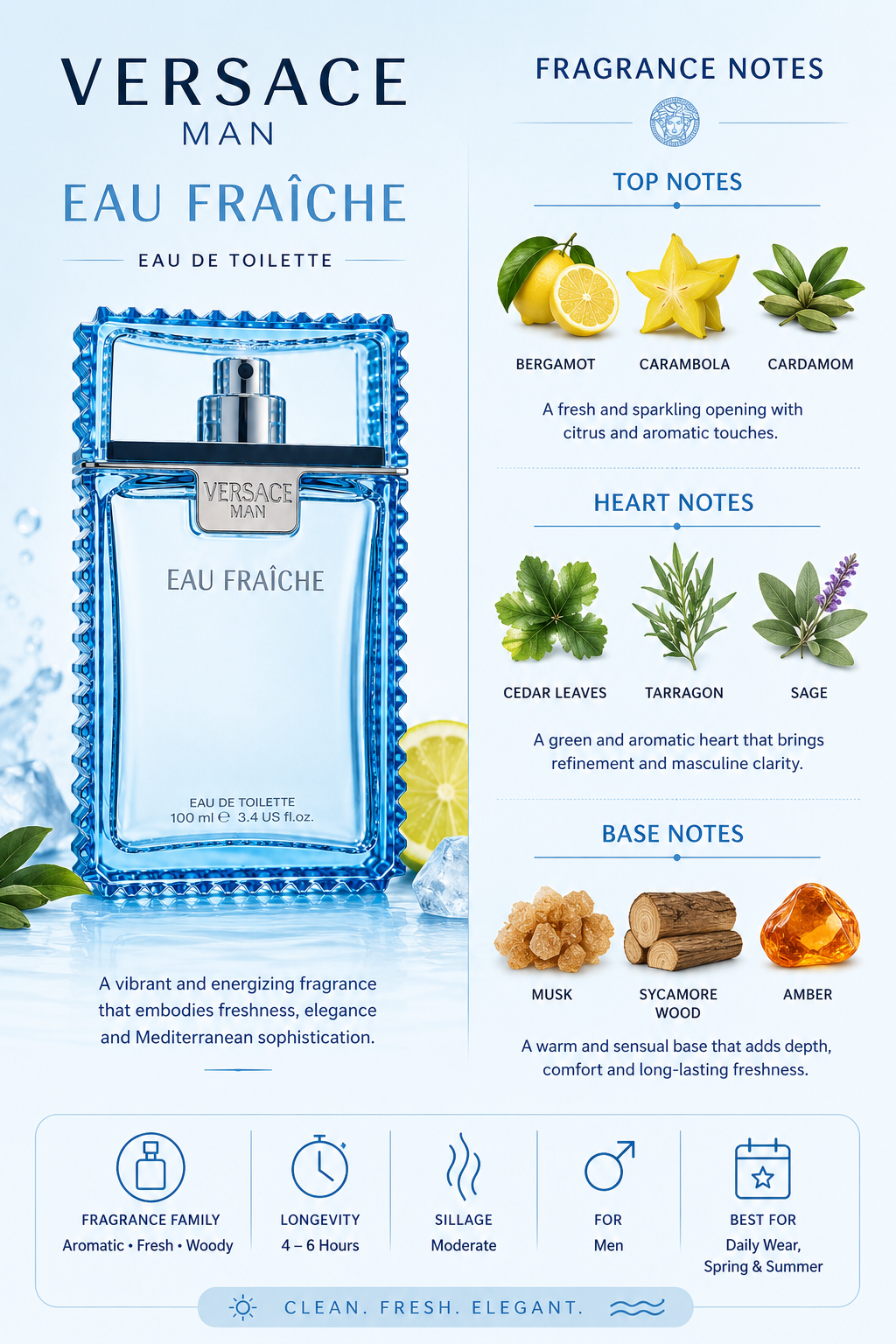 Versace Man Eau Fraîche Eau de Toilette - Image 4
