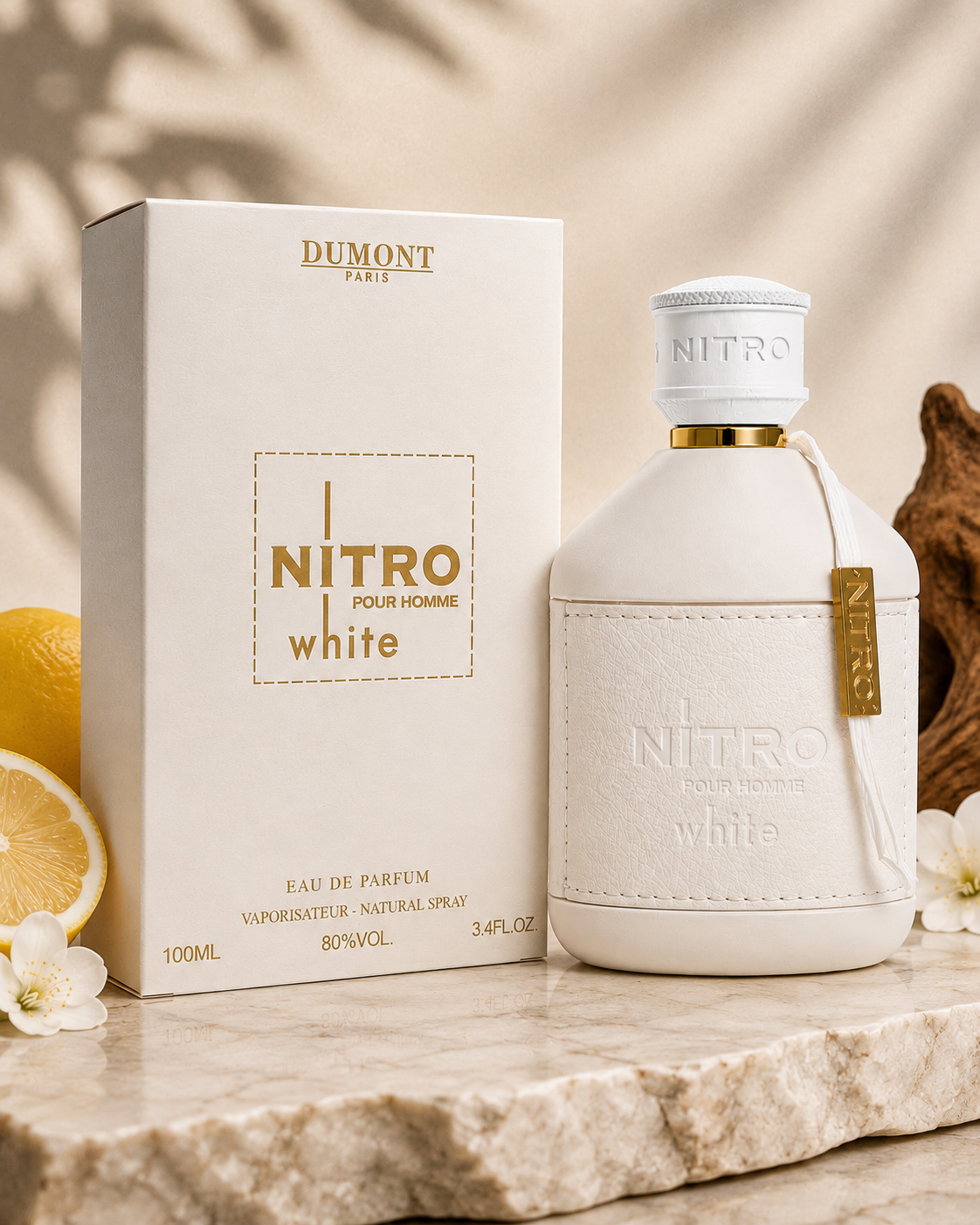 Dumont Nitro Pour Homme White - Image 3