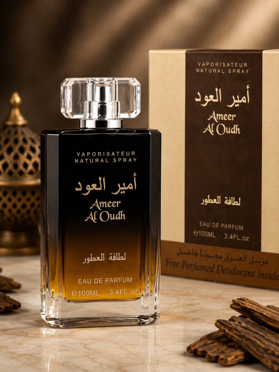 Lattafa Ameer Al Oudh Eau de Parfum 100ml - Image 3